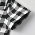 thumbnail image 4 of Girls Boys Plaid Pajamas Sets Short Sleeve Cotton Pajamas Sets Button Down Pajamas Set Toddler Pajamas Top with Shorts Girls Pajamas Set 6-9 Months, 4 of 6