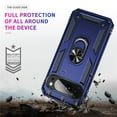 thumbnail image 2 of for Google Pixel 10 6.3-inch Phone Case, Impact Resistant Metal Ring Magnetic Support Kickstand Drop Protector Cover for Google Pixel 10 6.3-inch,Blue,For Google Pixel 10, 2 of 15