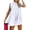 White, variant on Women's Ruched Round Neck Cap Sleeve Mini Dress 95% polyester 5% spandex Sheer Detail Bodice Not Lined Day to Night Wear