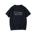 thumbnail image 1 of Men'S Casual Cotton T-Shirt with Lazy Cat Print, Crew Neck, Slight Stretch, Regular Fit, Summer Knit Fabric Top - 100% Cotton, 220g/m2, 1 of 7