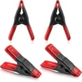 thumbnail image 1 of 2 Inch 4 Pcs Small Spring Clamps, Small Clamps Heavy Duty Clips Metal Clamp Set Mini Clamps for Indoor Outdoor Use - Black, Thicken Design Black, 1 of 5