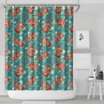 thumbnail image 2 of Waterproof Pioneer Shower Curtain 72x84 Inch Polyester Unique Cute Floral Shower Curtain for Bathroom Hotel Home Decor with 12 Plastic Hooks, 2 of 5
