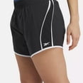 thumbnail image 5 of Reebok Womens Identity Training Athletic Workout Shorts, Black, X-Small, 5 of 9