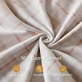 thumbnail image 3 of Codi Flannel Sheets Full Size- 4 Pieces Ultra Soft Flannel Sheet Set, Cozy 100% Cotton Pink Plaid Bedsheets, Brushed for Extra Softness, Fall Themed Warm Bedding Sheets, 12 Inch Deep Pocket, 3 of 16