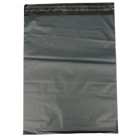 100pcs 35x50cm Poly Mailers Shipping Bags Self Sealing Plastic Envelopes Gray