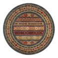 thumbnail image 2 of Unique Loom Fars Collection Area Rug - Pasadena (5' Round Blue/Light Blue), 2 of 6