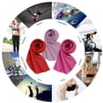 thumbnail image 5 of Toalla refrescante para deportes, entrenamiento, fitness, gimnasio, yoga, golf, pilates, viajes, camping y más, 5 of 5