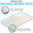 thumbnail image 3 of LA Baby Breathable Miracle Mat - Superior Ventilation Crib Mattress Topper, 3 of 7