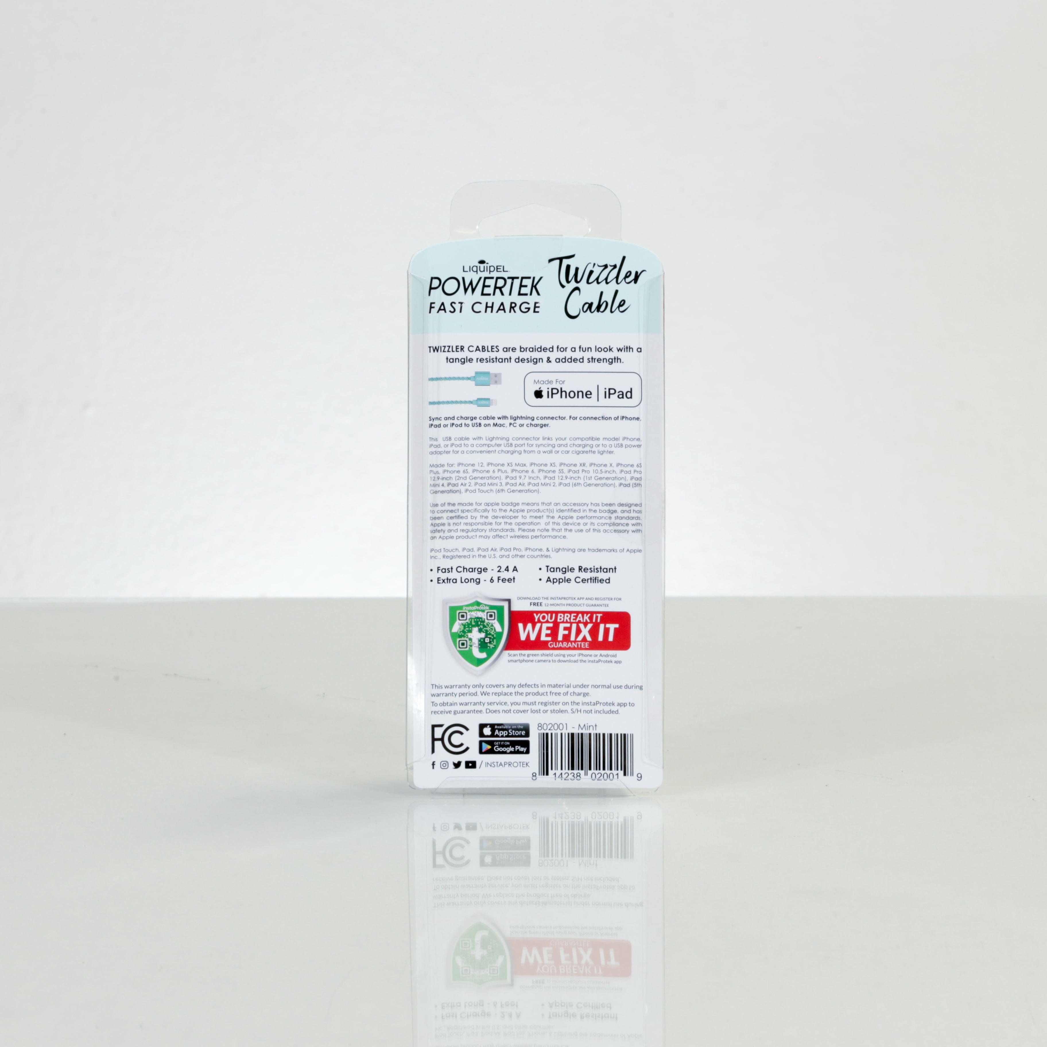 Liquipel Powertek Twizzler Apple Lightning Cable