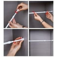thumbnail image 4 of Dewadbow Telescopic Spring Loaded Net Voile Tension Curtain Rail Rods Pole, 4 of 6
