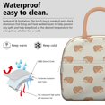 thumbnail image 3 of Reusable Hedgehog Lnsulated Lunch Bag for Women & Men-Leakproof Water-Resistant Cooler Tote,Large Capacity(10.6x8.7x6.3in)for Work,Office,Travel,Picnic,Beach., 3 of 7