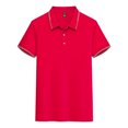 thumbnail image 4 of FRSASU Women's Short Sleeve Polo Shirts Golf Tennis Tops Casual Collared V-Neck Button Down Business office Tee Tops Hot Pink, 4 of 5