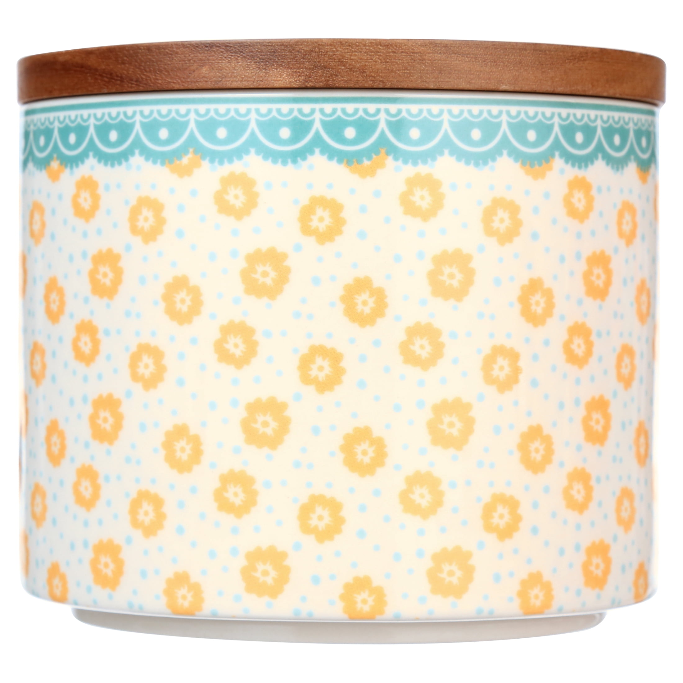 Pioneer Woman Stacking 3-Piece Stoneware Canister Set
