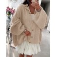 thumbnail image 4 of Suéter PRETTYGARDEN para Mujer con Botones, Tejido Grueso, Talla XL, 4 of 5