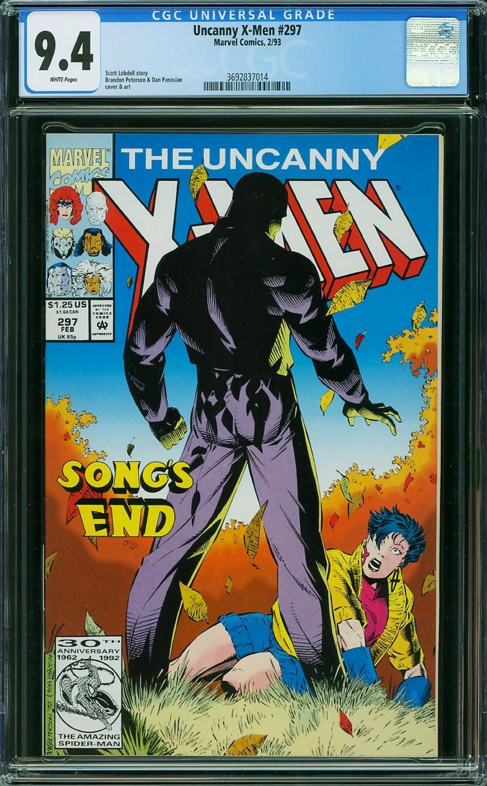 Uncanny XMen 297 CGC 9.4 Comic Book