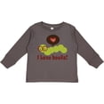 thumbnail image 3 of Inktastic I Love Books Bookworm Boys or Girls Long Sleeve Toddler T-Shirt, 3 of 5