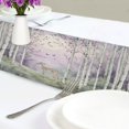 thumbnail image 4 of Yayeee Table Runner 90 inches Long Home Kitchen Dinning Party Decoration, Purple Deer, 4 of 7