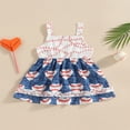 thumbnail image 2 of Filles Tout-Petits Habiller Baseball Print Sans Manches une Ligne Robe, 2 of 8