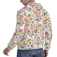 thumbnail image 6 of Lsque Bunny Floral Pattern Casual Men's Hoodie,Hooded Sweatshirt with Kangaroo Pocket,Pullover Hoodie-3X-Large, 6 of 7