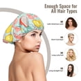 thumbnail image 6 of Bright Peach Silk Bonnet for Sleeping Women Men, Adjustable Elastic Satin Bonnet Bonnet for Sleeping, Soft Similar Silk Curly Cuteness Hair Bonnet for Sleeping, 6 of 7