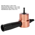 thumbnail image 3 of Double Head Sheet Metal Nibbler Cutting Tool Electric Drill Attachment, 3 of 4