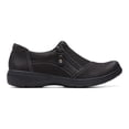 thumbnail image 2 of Clarks® Carleigh Ray Women's Nubuck Casual Shoes Color: Black Size: 7.5, 2 of 5