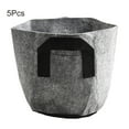 thumbnail image 5 of Breathable Fabric Grow Bags for Healthy Root Zones 5 Pack Gray 25 Gallon, 5 of 10