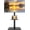 Black, variant on ECOTINY Steel Base Floor TV Stand for 32–75 Inch TVs up to 110 lbs, Swivel Tilt Adjustable Height TV Floor Stand with Metal Shelf, Hidden Cable Management, Max VESA 600x400, Black