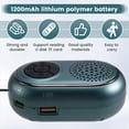 thumbnail image 4 of Mini Altavoz Bluetooth de Bolsillo, Barra de Sonido Estéreo Portátil con Bluetooth, Reproductor de Música MP3 Inalámbrico, Grabadora, Compatible con Radio FM y Tarjeta TF., 4 of 5