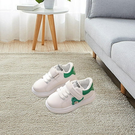 

Infant Sneakers Babies Flat Shoes Lightweight Soft PU Leather Waterproof Versatile Shoes Soft Bottom Shoes for Kids Baby Boys Girls green 14cm