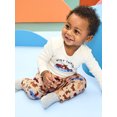 thumbnail image 2 of Garanimals Baby Boy Cotton Pull-On Joggers, Solids & Prints, 4-Pack, 0–24M, 2 of 9