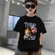 thumbnail image 4 of Camiseta de algodón para niños, de Tupac 2pac, rapero, Thug Life, estilo hip hop, moda para bebés, ropa para niños y niñas, camiseta de manga corta de verano para niños, 4 of 5
