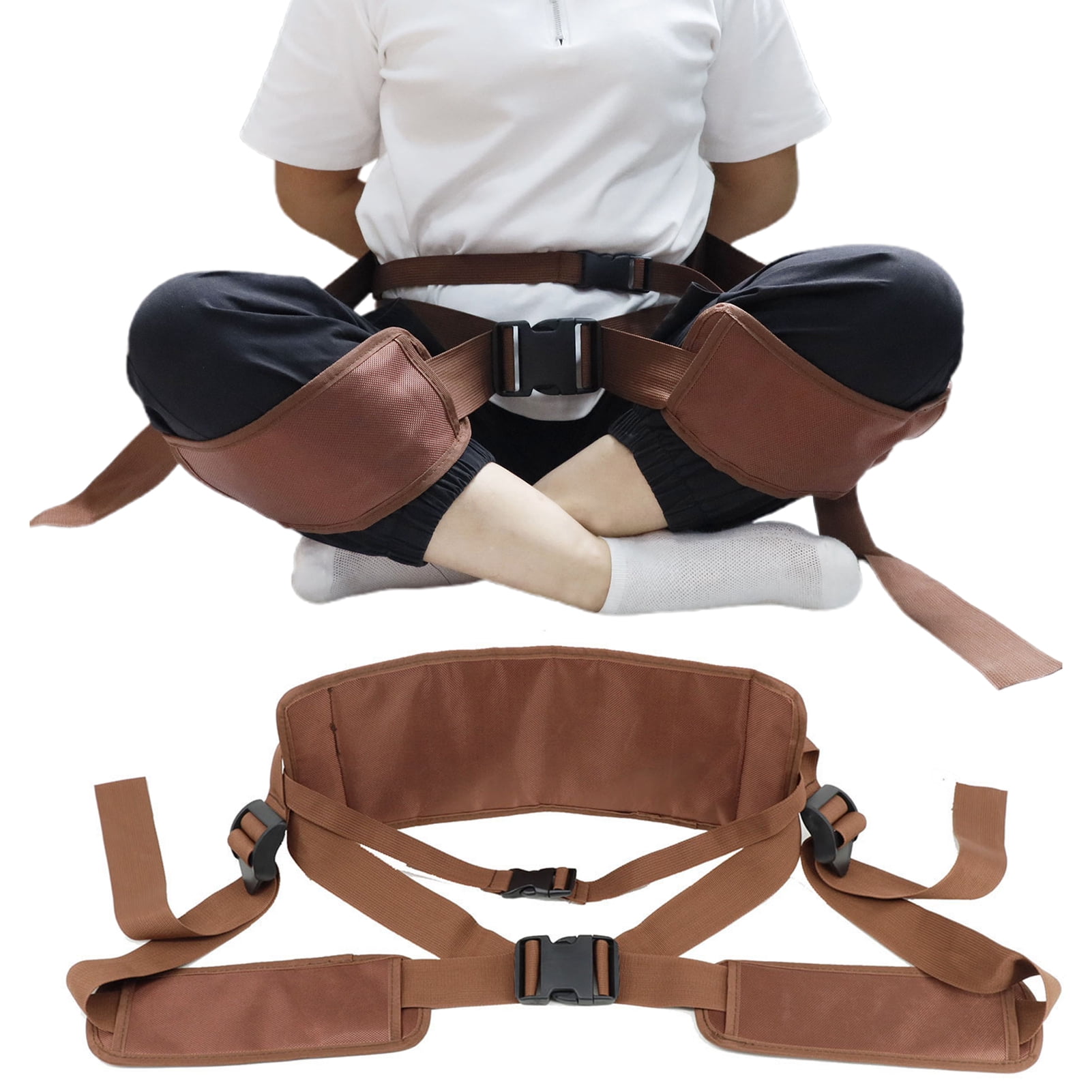 YIFAEUX Sitting Posture Corrector Brace Adjustable Men Women Yoga Meditation Sitting Posture Trainer Belt Back Straightener Scoliosis Hunchback Correction Strap