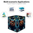 thumbnail image 2 of Bear Foldable Storage Cubes with Handle, 10.8"x10.5"x10.6", Large Capacity - Storage Basket for Clothes Storage, 2 of 6