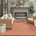 thumbnail image 4 of Nourison Reversible Indoor Outdoor 10' x 14' Coral Modern Rug, 4 of 10