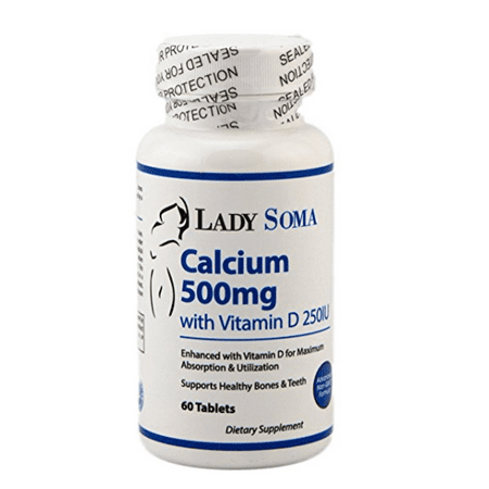 Calcium for Women: 500mg Enhanced with Vitamin D 250IU for Maximum