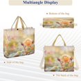 thumbnail image 6 of Corduroy Tote Bag for Women Shoulder Handbags Fashion Ladies Purses Satchel Messenger Bags Beautiful Rose S, 6 of 8