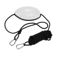 thumbnail image 1 of Anchor Rope Kayak Pontoon Rowing Steel Clips Hook White, 1 of 5