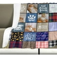 thumbnail image 3 of Customized Blanket with Photos & Text for Mom Dad Baby Family Friends Personalized Picture Blanket for Birthday Christmas for Women Sister Wife Grandma(10 Photos,50x60 Sherpa), 3 of 6