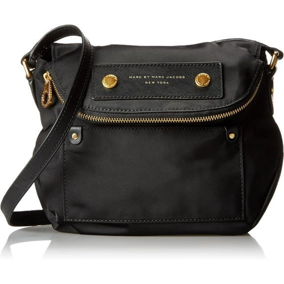Marc by Marc Jacobs Preppy Nylon Mini Natasha Cross Body Bag Black