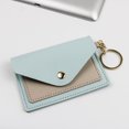 thumbnail image 4 of Creative fashion small card bag, key chain accessories-light blue, 4 of 5