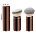thumbnail image 3 of Powder Brush for Makeup Application Soft Face Brush for Foundation Blending and Cosmetics Beauty Tool, 3 of 7
