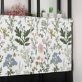 thumbnail image 7 of Valances for Windows Colored Plant Flowers Leaf Butterfly Valance Rod Pocket Window Treatments Curtains for Kitchen Small Windows Living Room Bedroom Bathroom, 42"x18", 7 of 7