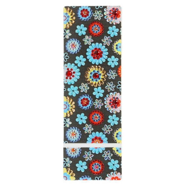 Advancent Caja organizadora de plástico DIY 5D Forma especial Pintura de diamante Papelería Estuche para lápices Contenedor de joyería Artesanía No.08