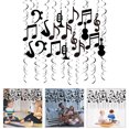 thumbnail image 2 of Music Notes Whirls 30Pcs Music Party Decorations for Birthday Parties and Holiday, 2 of 8