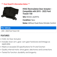 thumbnail image 2 of HVAC Recirculation Door Actuator - Compatible with 2015 - 2022 Ford Transit-150 2016 2017 2018 2019 2020 2021, 2 of 2