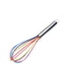 thumbnail image 4 of Advancent Stainless Steel Egg Whisk Portable Manual Beater Cream Kitchen Tool Mixer Powder Coating Silicone Hanging Odorless Household Type1 NO1, 4 of 6