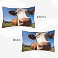 thumbnail image 4 of Fotbe Blue Sky Meadow Cute Cow Pillow Cases - Envelope Closure - Luxury, Extra Soft, Cooling Pillow Covers - Wrinkle, Fade, Stain Resistant-16"x24", 4 of 8