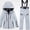 Light Blue, variant on Girls Ski Suit Set 2 Piece Snowsuits for Girls Waterproof Windproof Hooded Snow Jacket and Warm Winter Overalls Pants Blue Size 14
