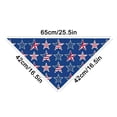 thumbnail image 2 of ReTeiv 4th of July Decorations Independence Day Dog Bandana Adjustable Holiday Party Birthday Pet Independence Day Bandana Cat Scarf, 2 of 2